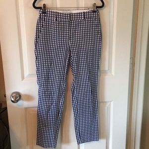 J. Crew gingham pants